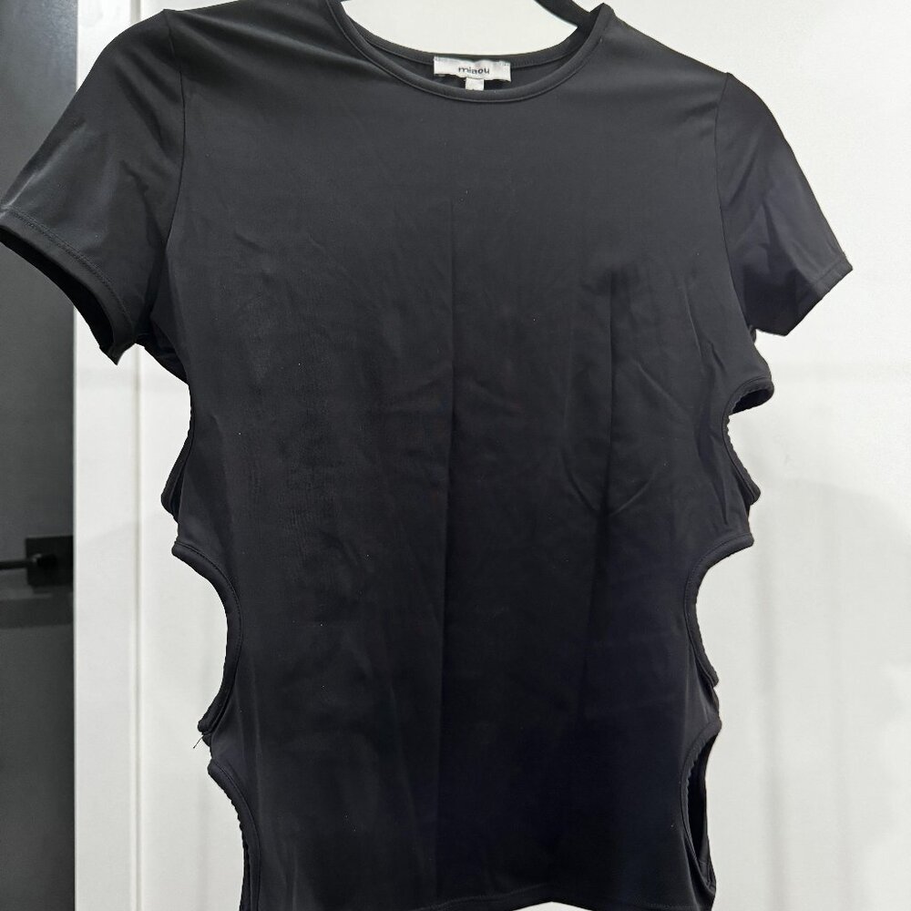 Miaou ZEPHYR TEE - BLACK size L
